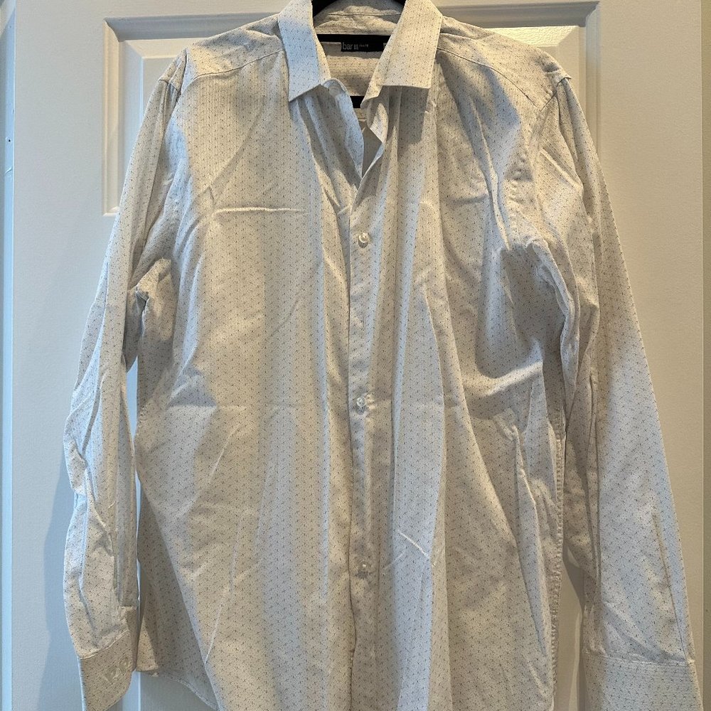 Bar III Pattern Button Up Shirt